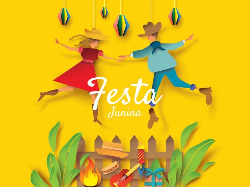 Ligue os pontos – Festa Junina