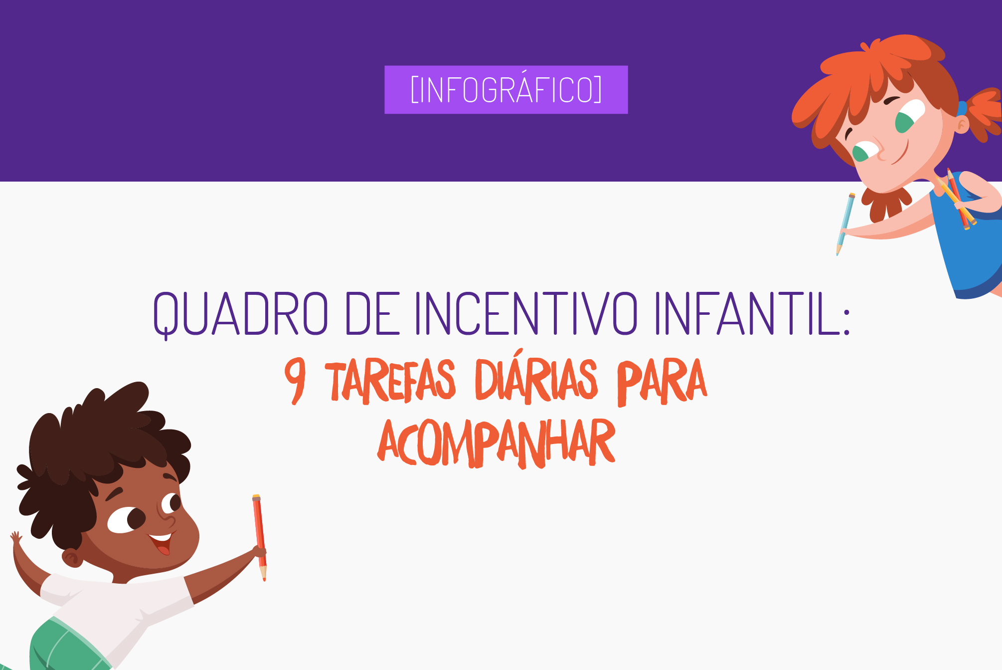 quadro de incentivo infantil